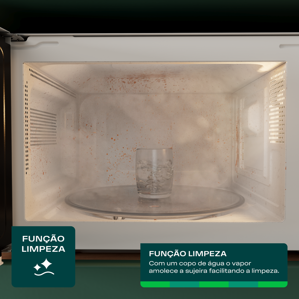 Micro-ondas Consul 23L Função Marmita CMS23AE Preto 220V