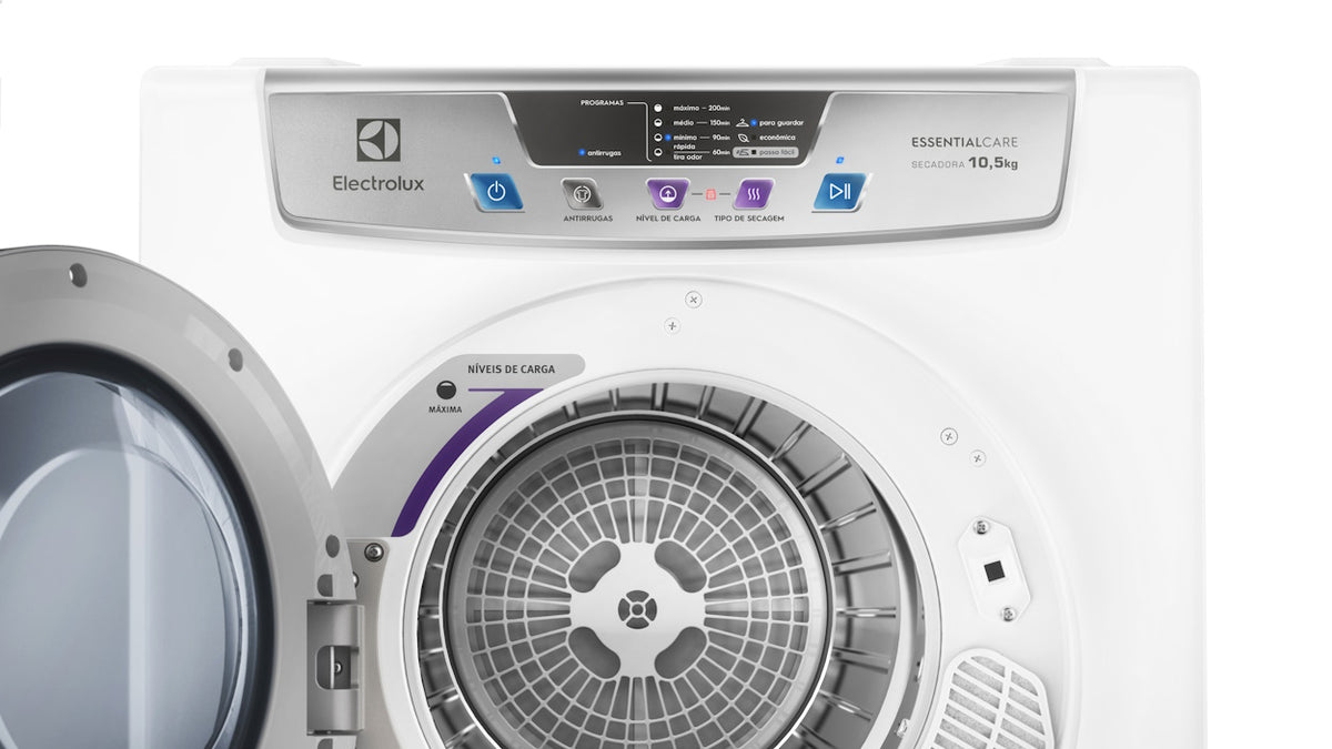 Conjunto Electrolux Lavadora de Roupas 11kg Inverter LFE11 + Secadora Piso e Parede 10,5kg SVP11 220V