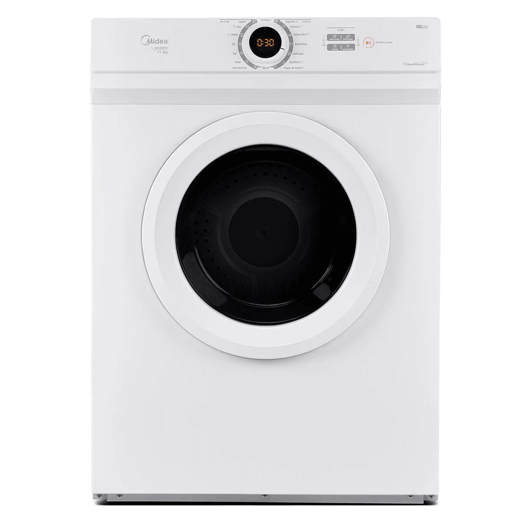 Secadora Midea HealthGuard 11,2Kg 15 Programas de Secagem Cesto Inox Branco 220V