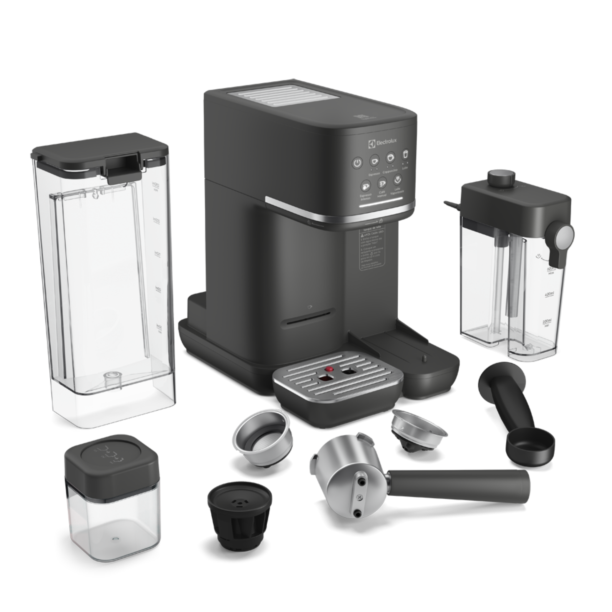 Cafeteira Espresso Electrolux ECM70 Experience com Vaporizador de Leite Black 220V