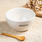 Bowl de Cerâmica Etilux Para Cereal Cremona Branco