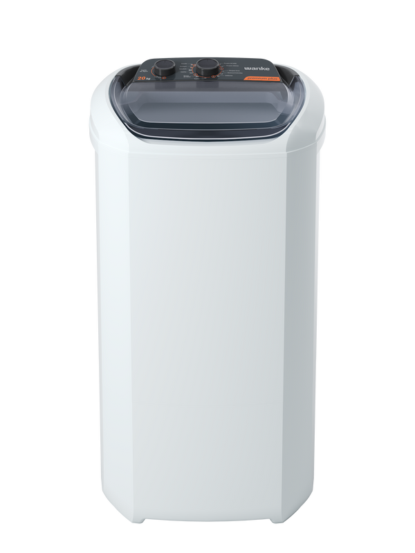 Lavadora de Roupas Wanke 20Kg Premium Plus Semiautomática Branco 220V