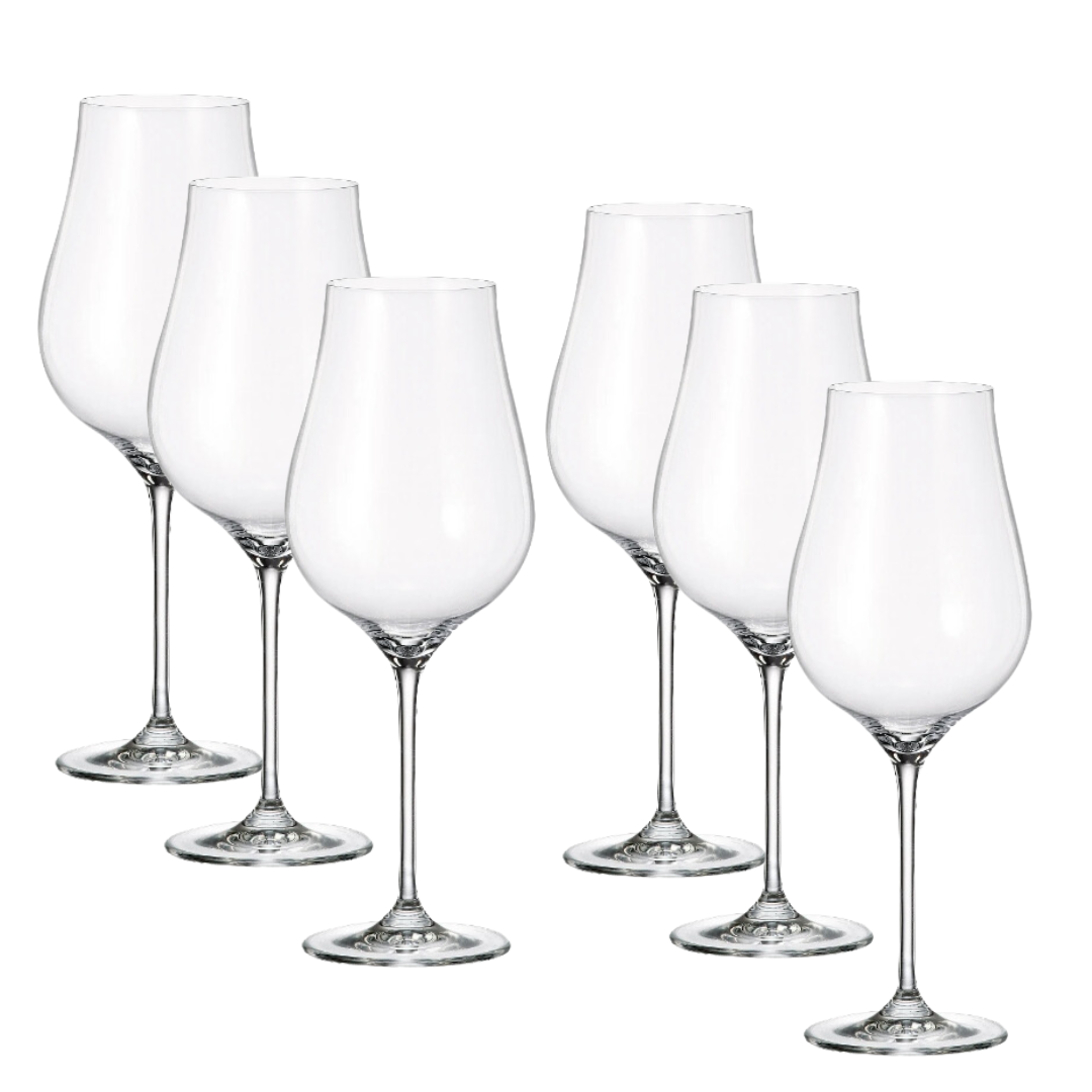 Jogo de 6 Taças para Vinho Full-Fit em Cristal Ecologico 500ml