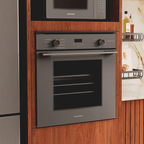 Forno de Embutir Elétrico Brastemp 84L BOX84AR com Air Fryer Pro Cinza 220V