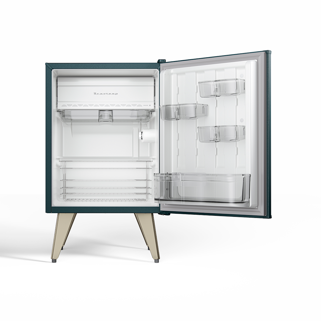 Frigobar Brastemp Retrô 76L BRA08HN Verde 220V