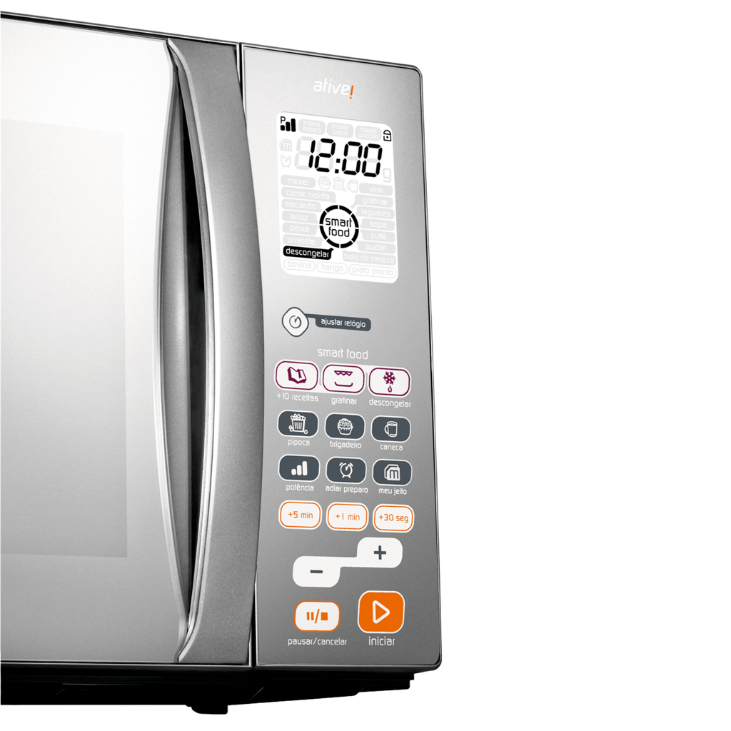Micro-ondas Brastemp 38L com Grill Inox Espelhado 220V