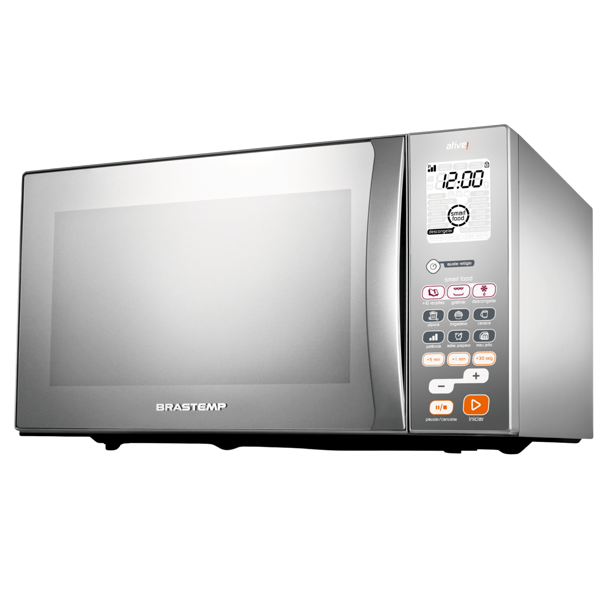 Micro-ondas Brastemp 38L com Grill Inox Espelhado 220V
