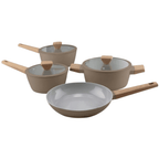 Jogo de Panelas Norma Full-Fit 4 Peças Indução Fendi Mocha