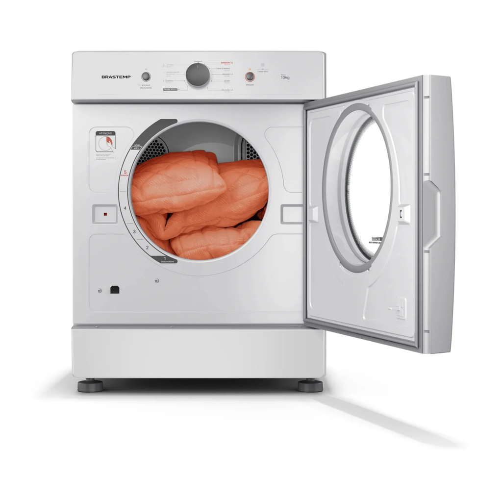 Conjunto Brastemp Lavadora de Roupas 14kg Inverter BNF14AS + Secadora Piso 10kg BSR10BB 220V