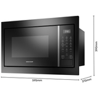 Kit Brastemp de Embutir Forno Elétrico 84L+Micro-ondas 32L Preto 220V
