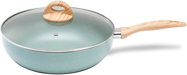 Frigideira Wok Ceramic Life Brinox Indução 3,4L Botanika Verde