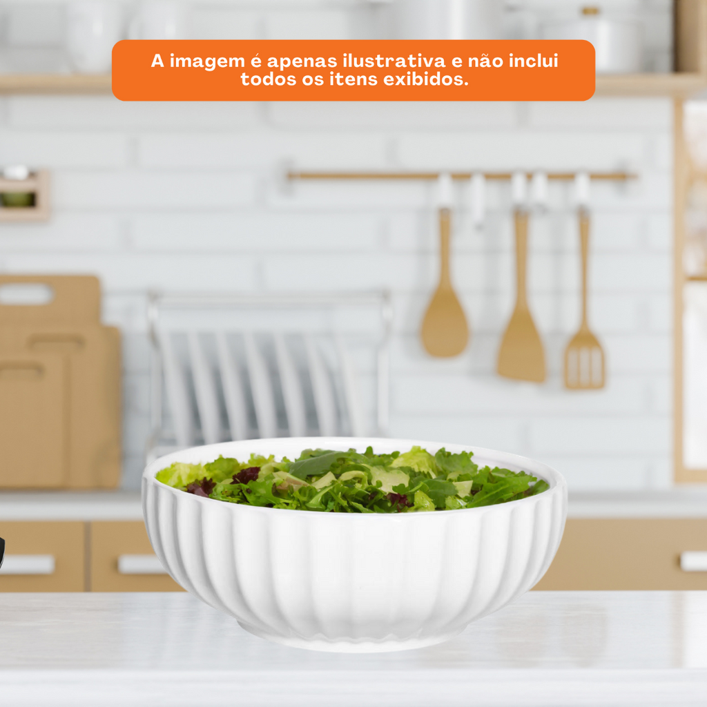 Saladeira Etilux em Cerâmica Brunet