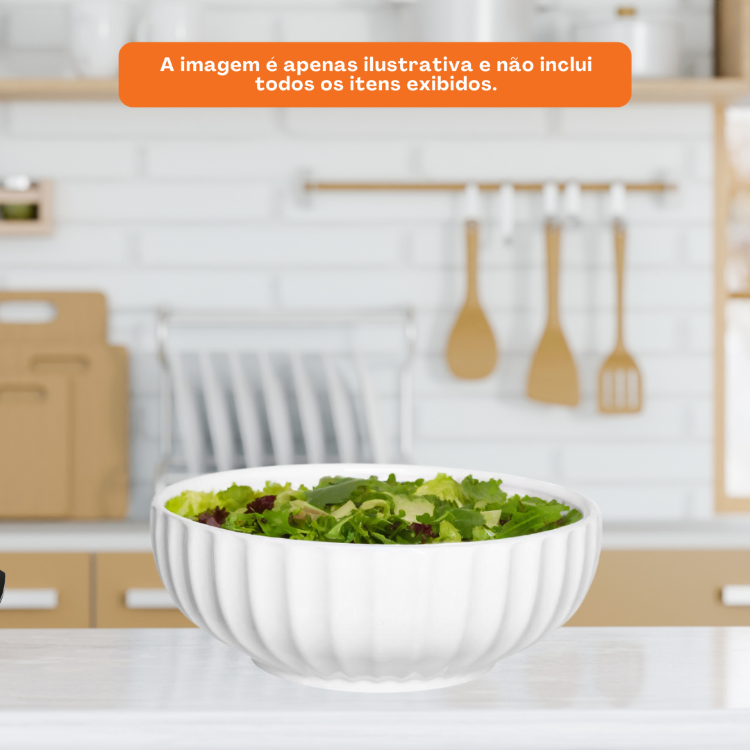 Saladeira Etilux em Cerâmica Brunet