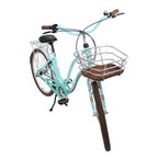 Bicicleta Nathor Aro 26 Retrô Feminina Antonella Verde Acqua