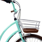 Bicicleta Nathor Aro 26 Retrô Feminina Antonella Verde Acqua