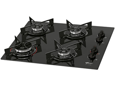 Cooktop à Gás Fischer 4 Bocas Fit Line 26342-57175 Preto Bivolt
