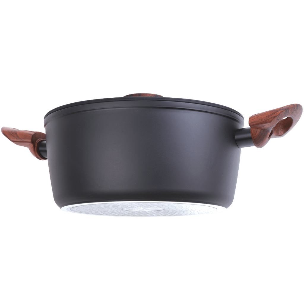 Jogo de Panelas Ceramic Life Brinox 6 Peças Indução Sirius Preto