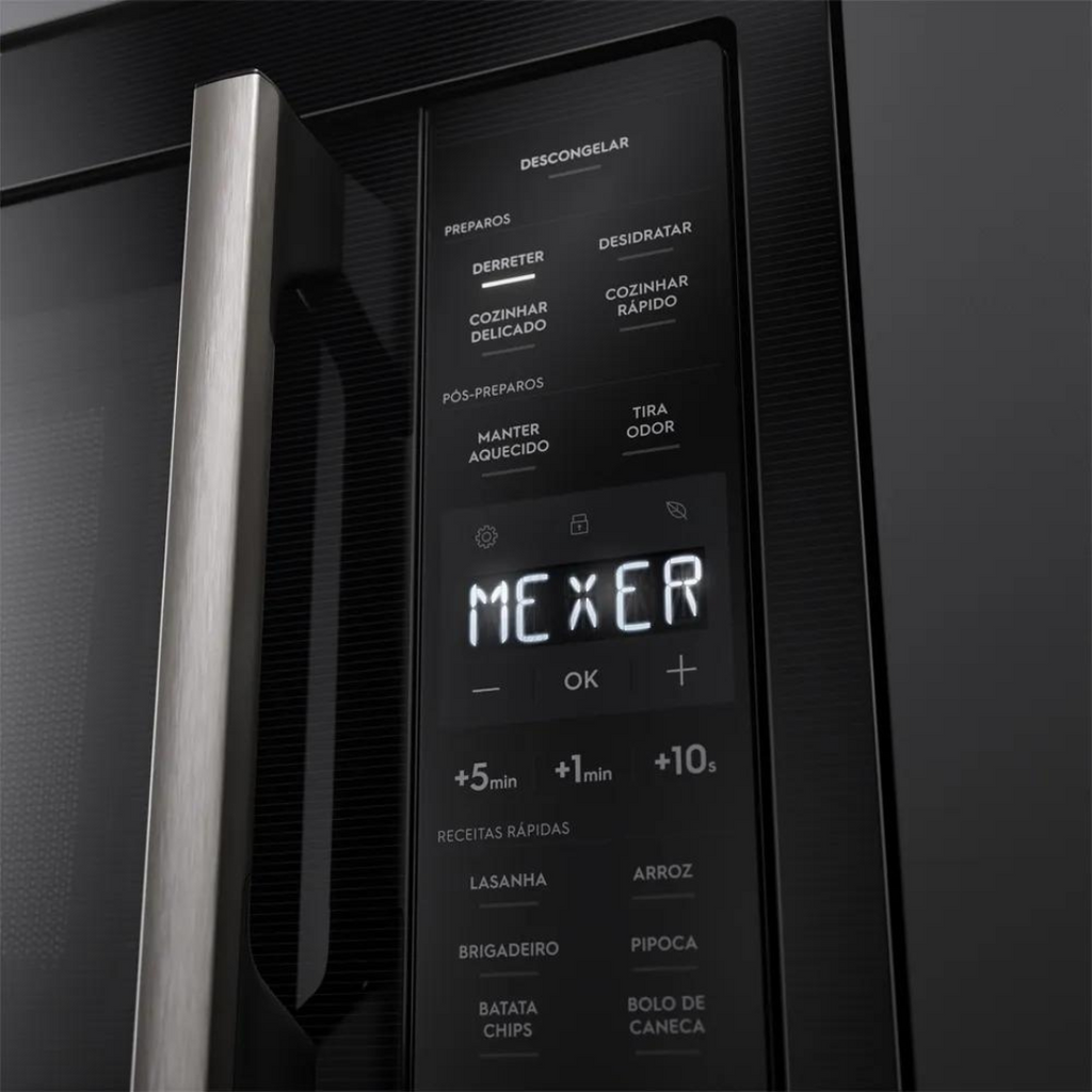 Kit Electrolux de Embutir Forno a Gás 80L Air Fryer/Convecção+Micro-ondas de Embutir 34L Experience 220V