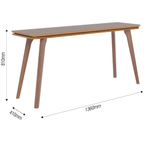 Aparador Zuri 136cm Imcal Nature Pé Palito