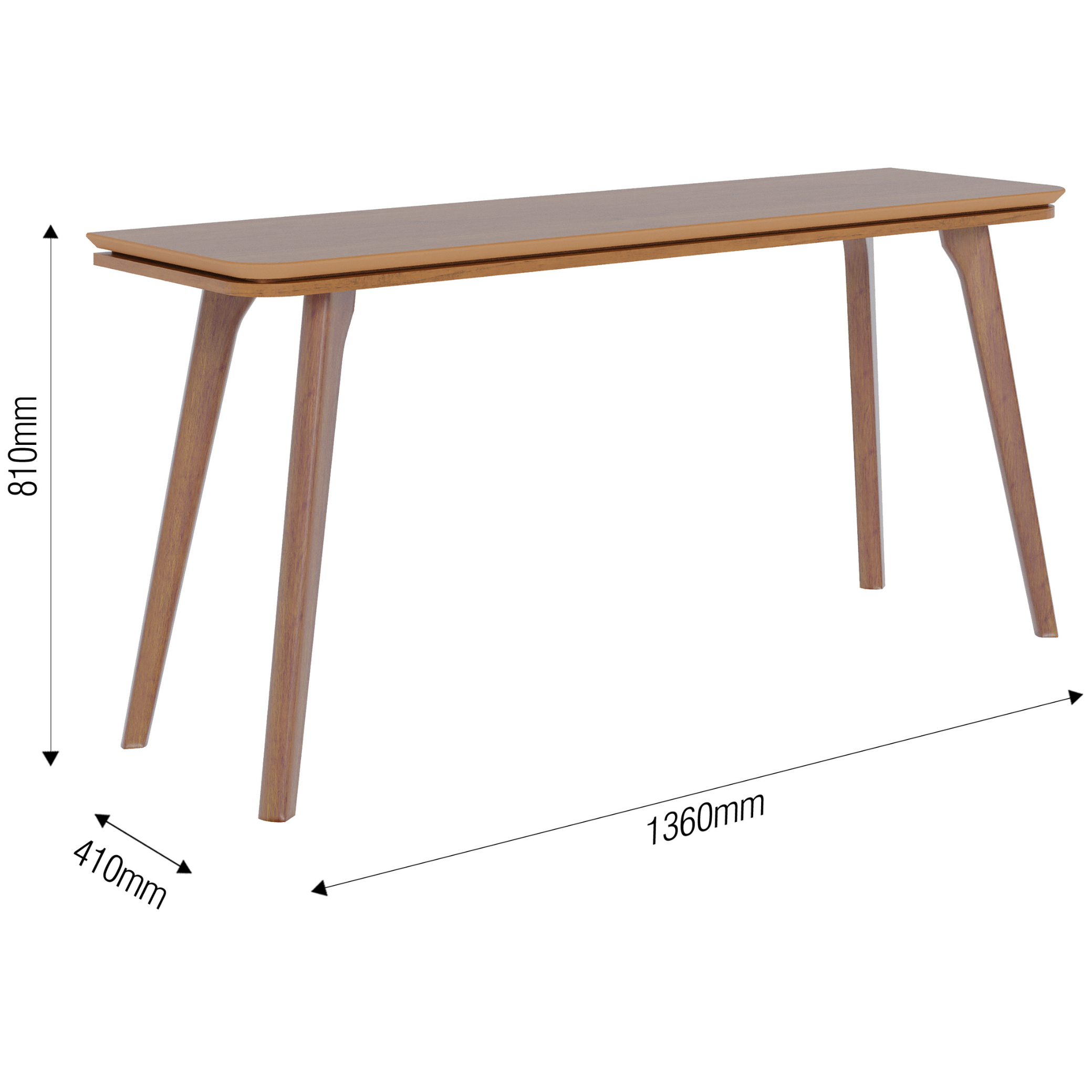 Aparador Zuri 136cm Imcal Nature Pé Palito