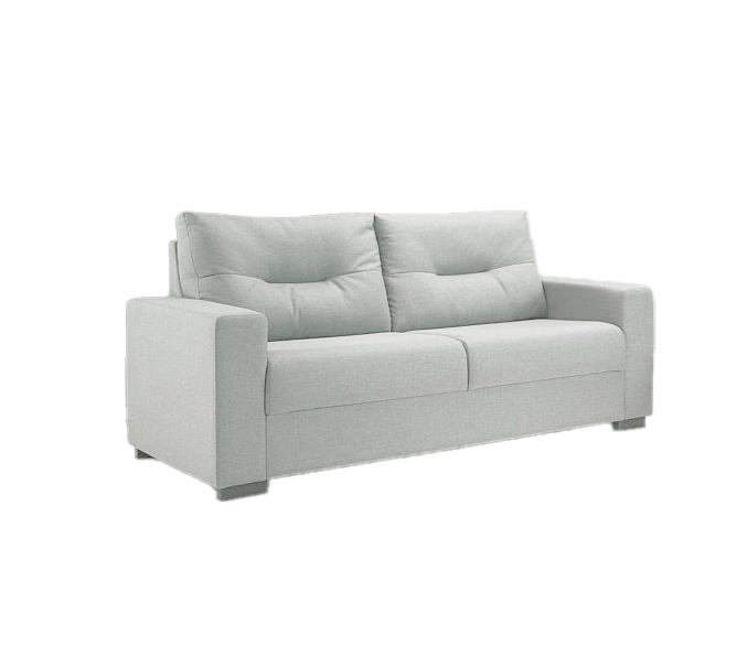 Sofá Living MH4209 213cm Herval 2 assentos Cinza Claro