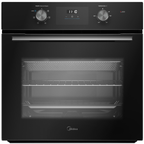 Forno de Embutir Elétrico Midea 68L TSD62 com Função Air Fryer Preto 220V