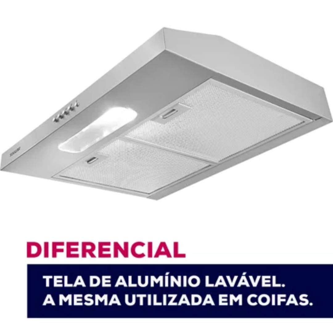 Depurador de Ar Slim 60cm 3 Velocidades Suggar DPS162IX Inox 220V