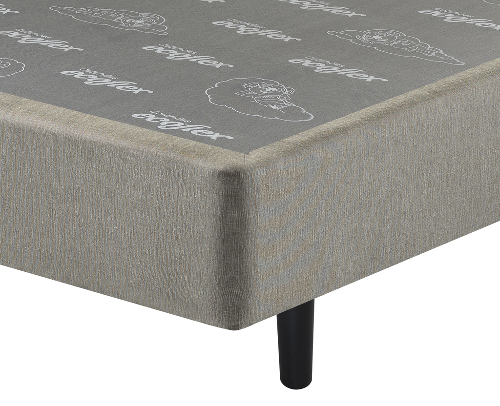 Base Para Colchão Ecoline D-40 Solteiro Queen Ecoflex 96x203x25cm Cinza