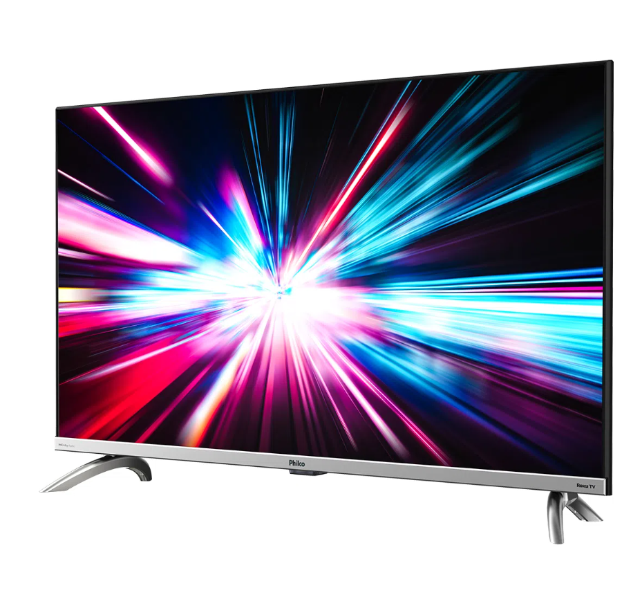 Smart TV 32” HD LED Philco Roku TV 220V