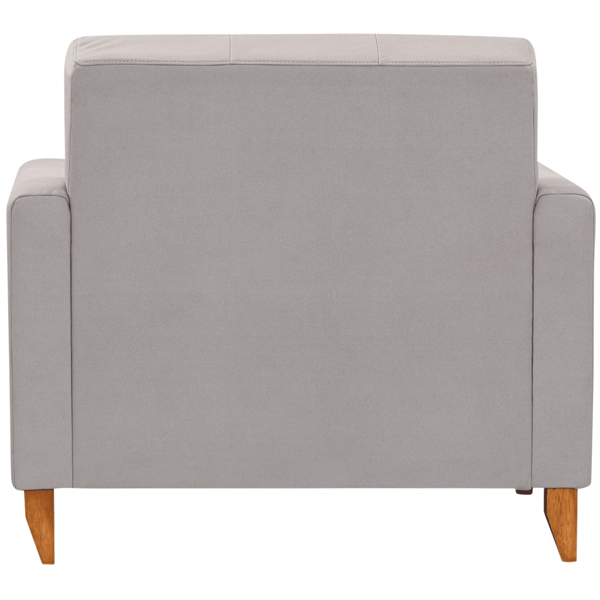 Poltrona 96cm Herval MH4219 Base Madeira Cinza Claro