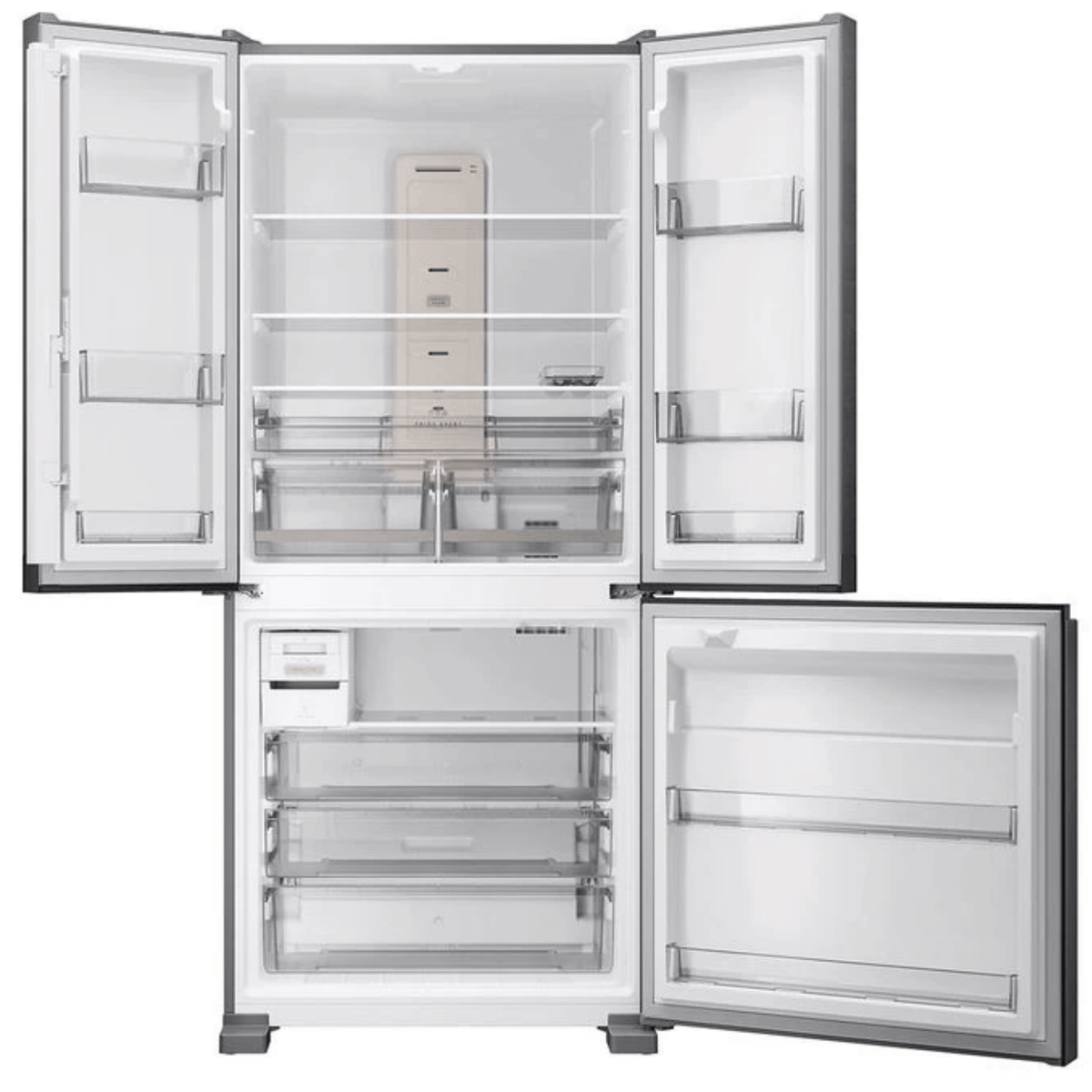 Refrigerador Brastemp 630L BRO88AKXNA 3 Portas Inteligente B=Smart French Door Inverter Inox Bivolt