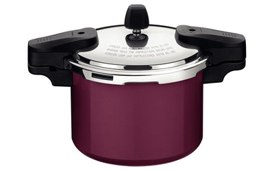 Panela de Pressão Tramontina Torino 4,5L Indução Vermelho Framboesa