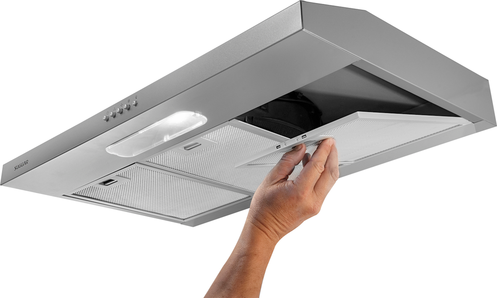 Depurador de Ar Slim 80cm 3 Velocidades Suggar DPS182PR Prata 220V