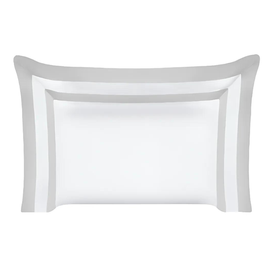 Fronha Double Naturalle 200 Fios 50x70cm Prata