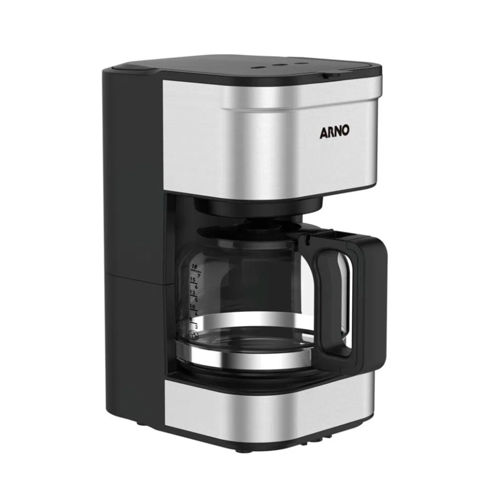 Cafeteira Arno Preferita CFPF 750mL Inox/Preto 220V