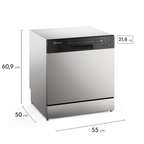 Lava-Louças Electrolux 8 Serviços LS08E Inox 220V