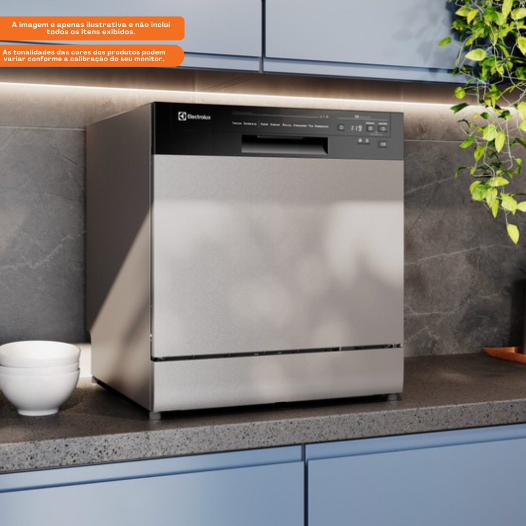 Lava-Louças Electrolux 8 Serviços LS08E Inox 220V