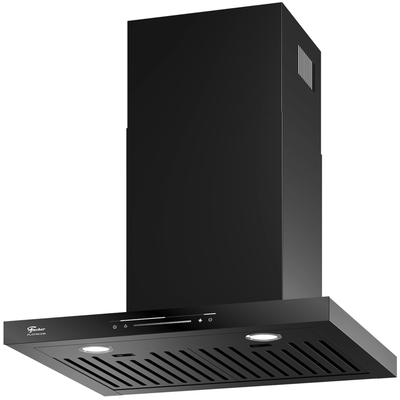 Coifa de Parede Fischer Platinium 60cm Controle por Gesto Preto 220V
