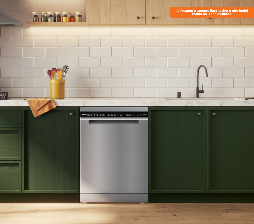 Lava-Louças Brastemp 15 Serviços BLF61AR Inox 220V