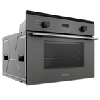 Kit Brastemp de Embutir Forno Elétrico 47L+Micro-ondas 32L Cinza e Preto 220V