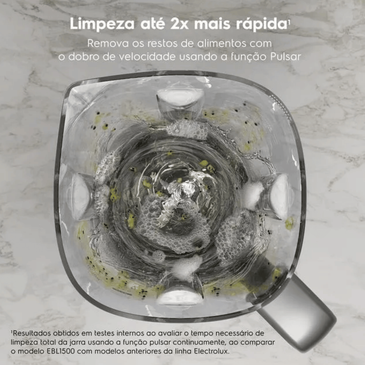 Liquidificador Electrolux 3,2L EBL1500 Efficient TriForce 15 velocidades 1500W Cinza 220V