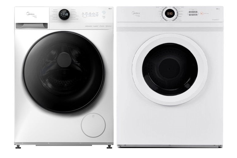 Conjunto Midea Lavadora de Roupas 11KG HealthGuard Inverter+Secadora HealthGuard 11,2Kg 220V