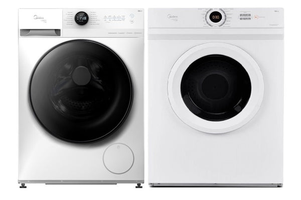 Conjunto Midea Lavadora de Roupas 11KG HealthGuard Inverter+Secadora HealthGuard 11,2Kg 220V
