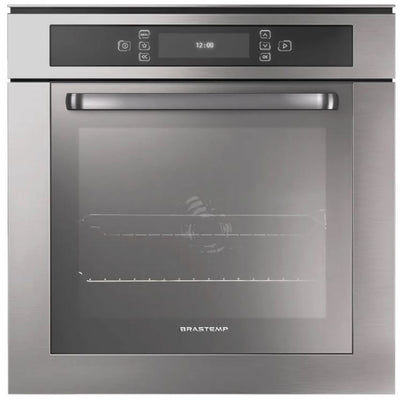 Forno de Embutir Elétrico Brastemp 67L BO260AR Gourmand Inox 220V