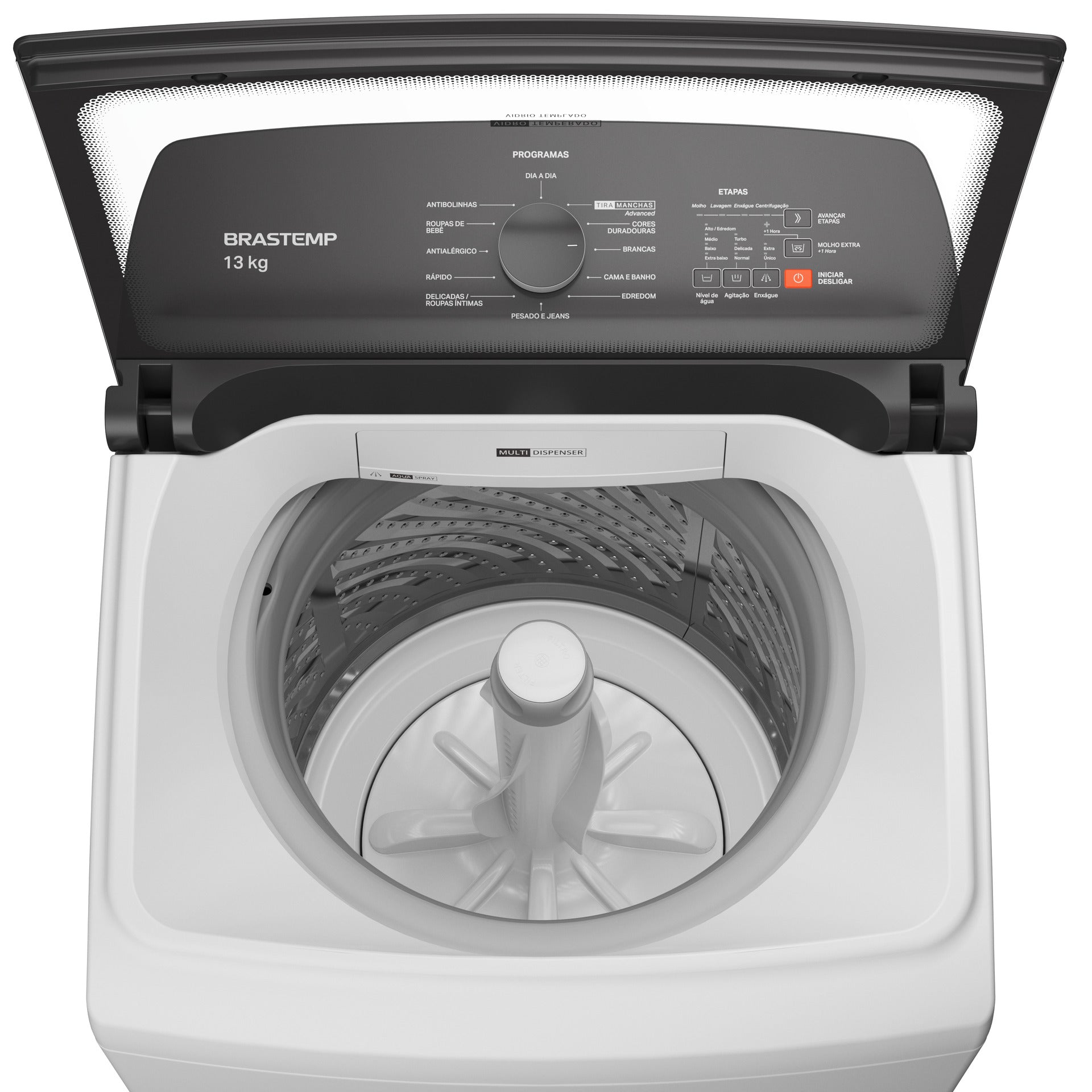 Lavadora de Roupas Brastemp Advanced 13Kg BWK13A Branco 220V