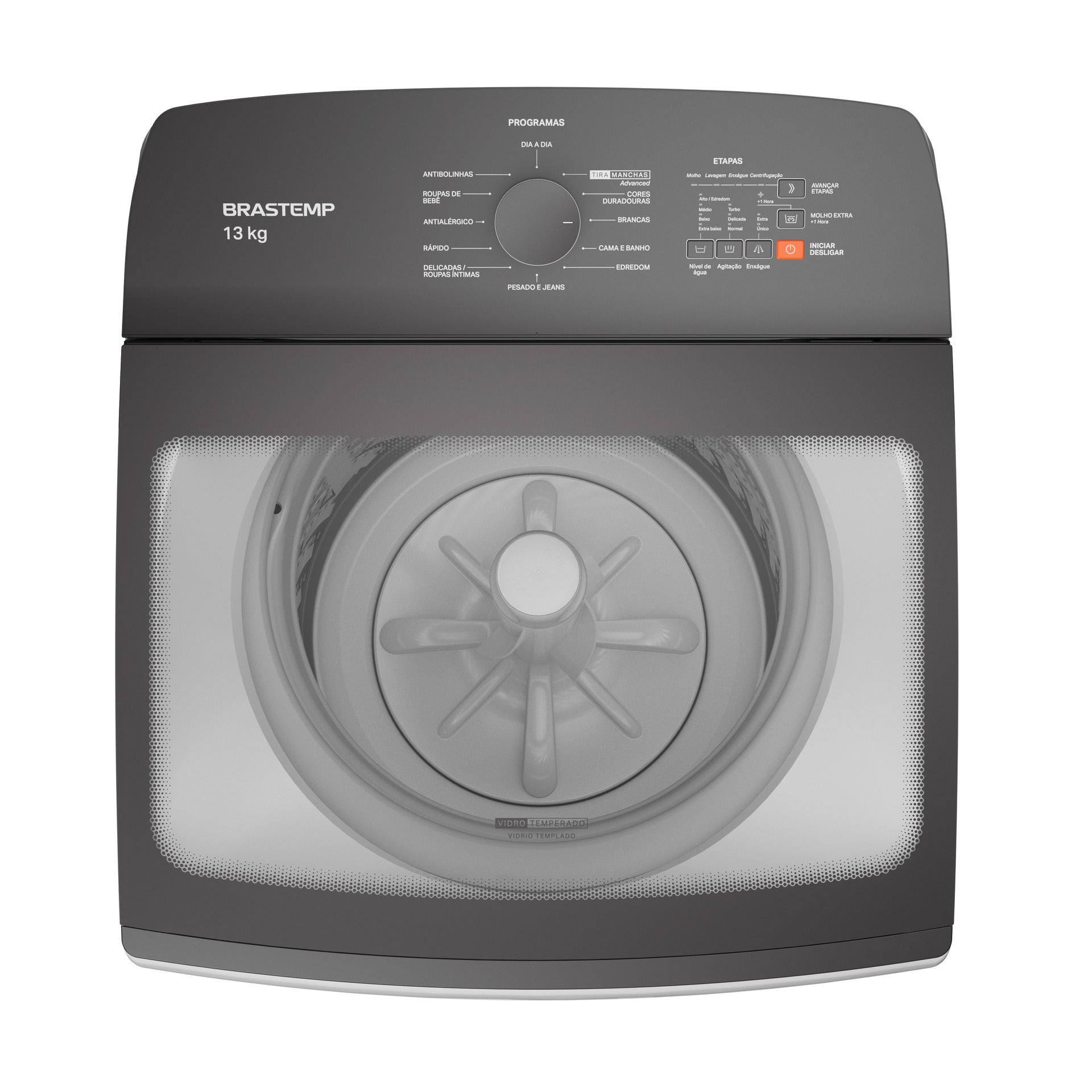 Lavadora de Roupas Brastemp Advanced 13Kg BWK13A Branco 220V