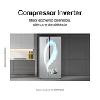Refrigerador LG 519L Side By Side Inverter Inox 220V