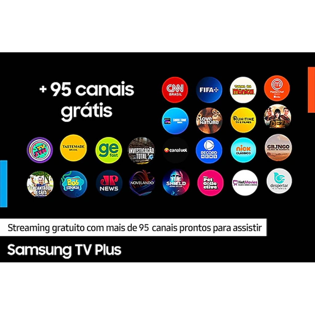 Smart TV LED 50" 4K Samsung 50DU7700 UHD Gaming Hub Bivolt