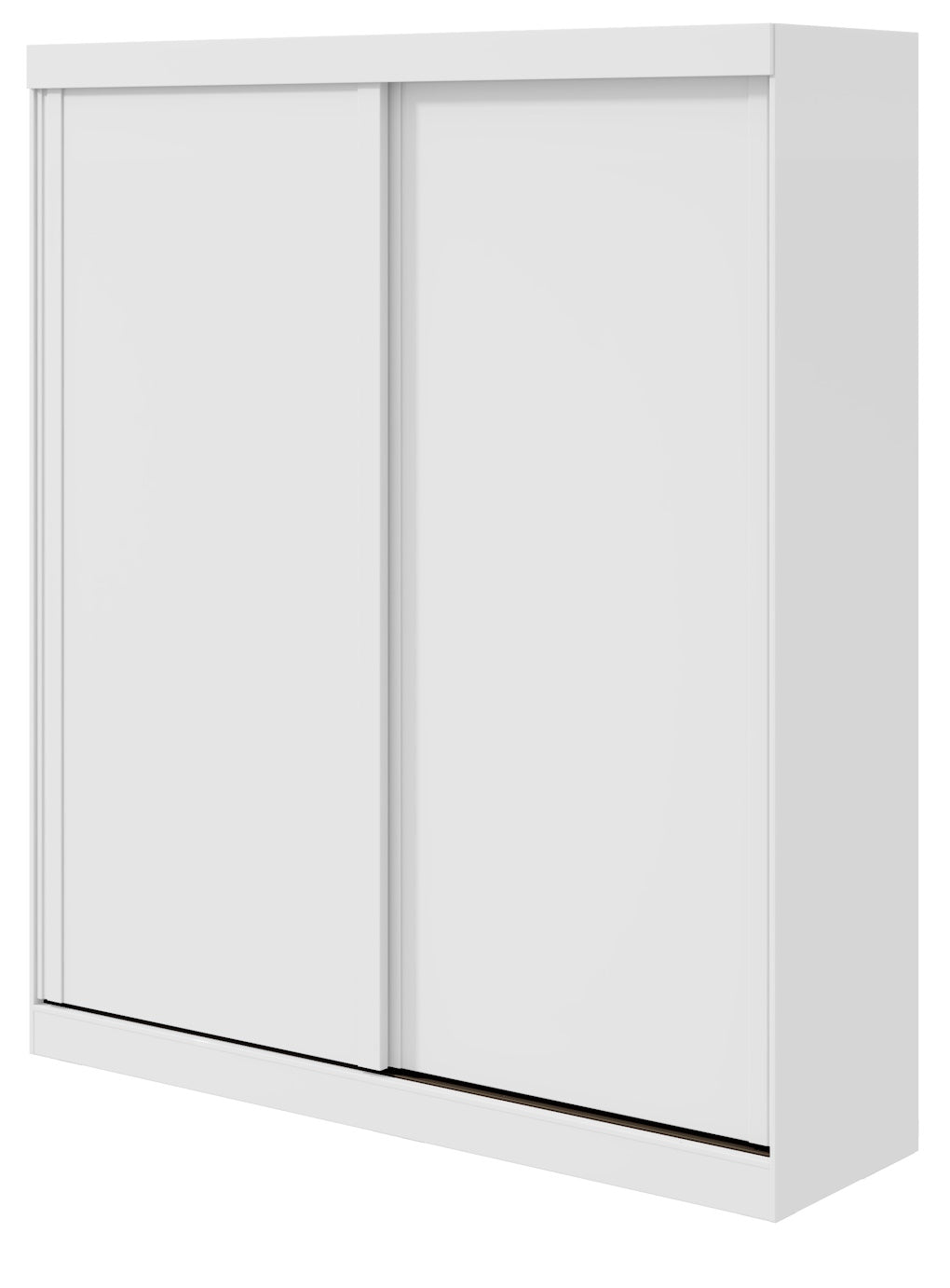 Roupeiro Zeine Lopas 180cm 2 Portas Correr com Espelho Flex Branco