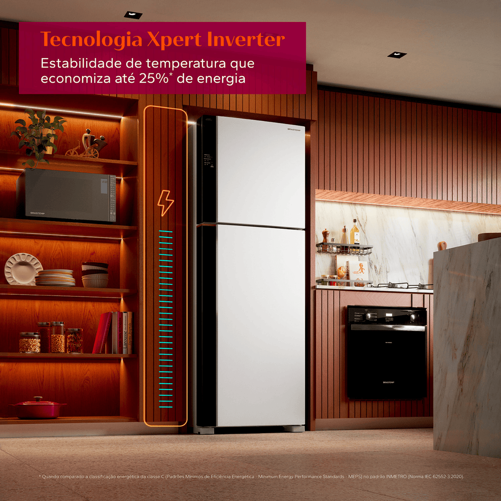 Refrigerador Brastemp 512L BRM62AB Duplex Inteligente B= Smart Branco Bivolt